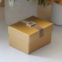 Gold Candy Box Simple Style Wedding Box Wedding Supplies Wholesale